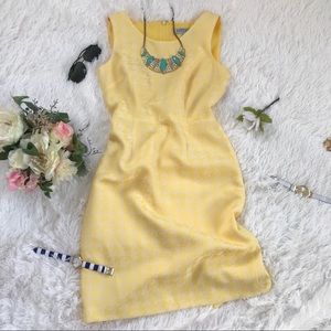 Kasper Women's sleeveless yellow dress